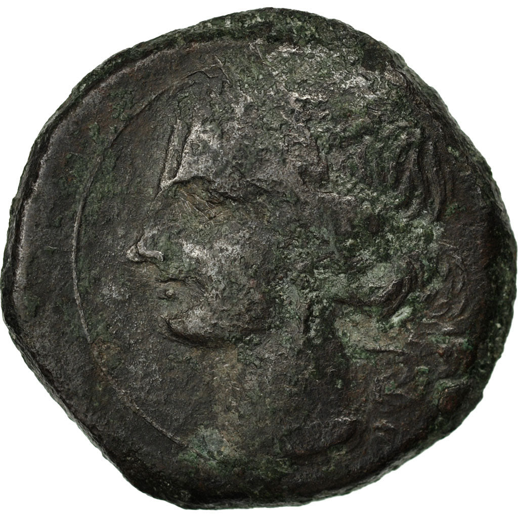 Moneda, Tanit, 1 1/2 Shekel, Carthage, MBC, Bronce, SNG Cop:391