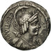 Moneta, Plaetoria, Denarius, 57 BC, Rome, BB, Argento, Crawford:409/1