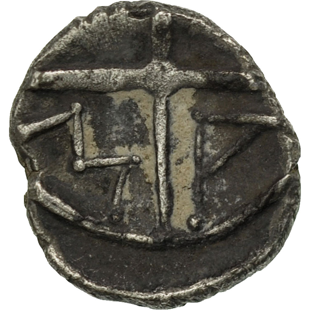 Monnaie, Massalia, Obole, Marseille, TB+, Argent, SNG Cop:723-8