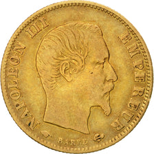 Munten, Frankrijk, Napoleon III, Napoléon III, 5 Francs, 1860, Paris, ZF, Goud