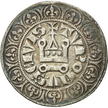 Coin, France, Charles V, Gros Tournois, AU(50-53), Silver, Duplessy:362A