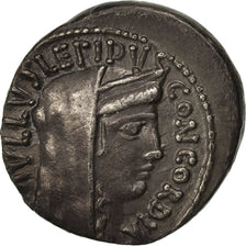 Monnaie, Aemilia, Denier, 62 BC, Rome, TTB+, Argent, Crawford:415/1