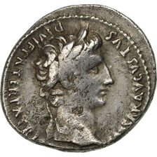 Coin, Augustus, Denarius, 2 AD, Lyon, EF(40-45), Silver, RIC:210