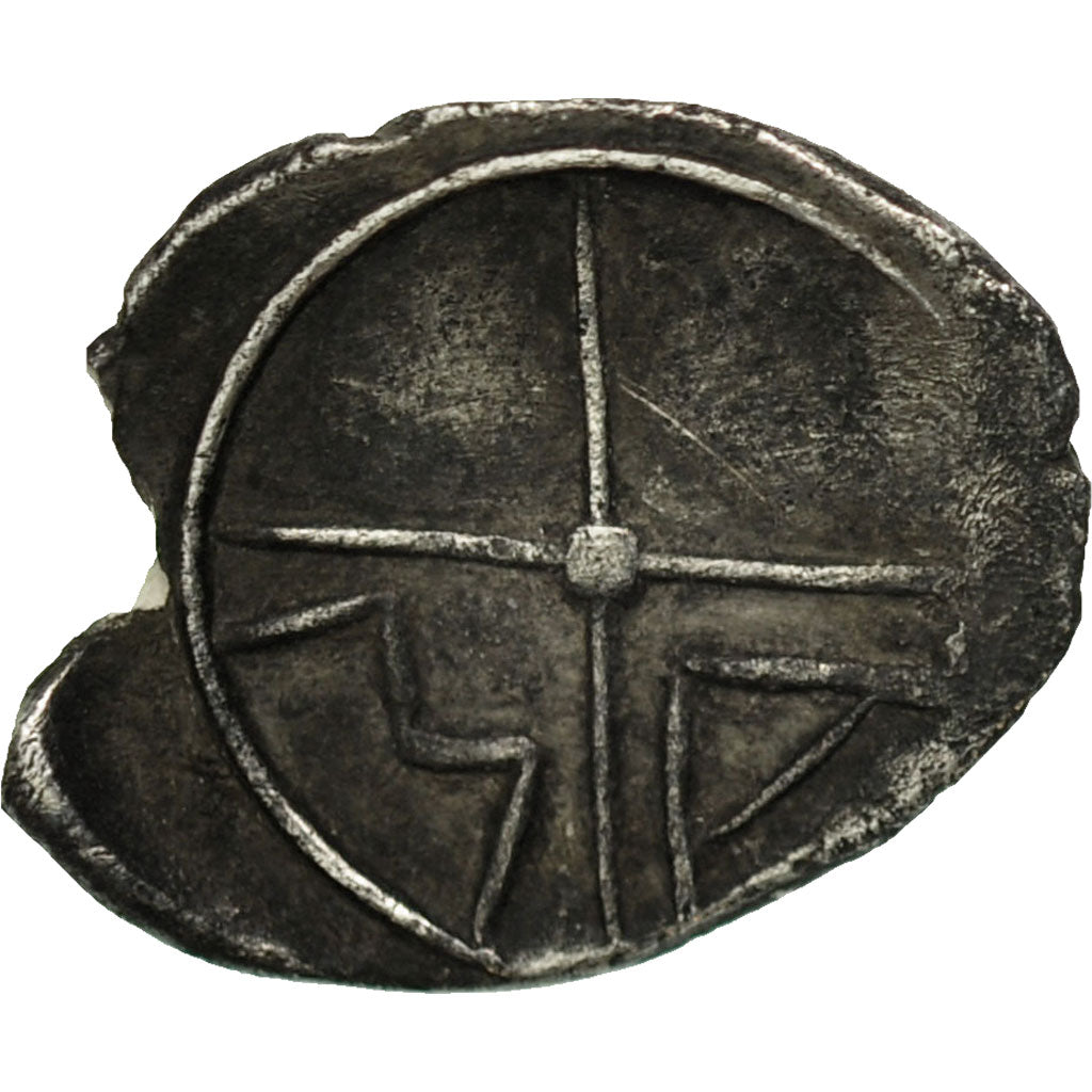 Moneda, Massalia, Obol, 200-121 BC, Marseille, MBC, Plata, SNG Cop:723-8