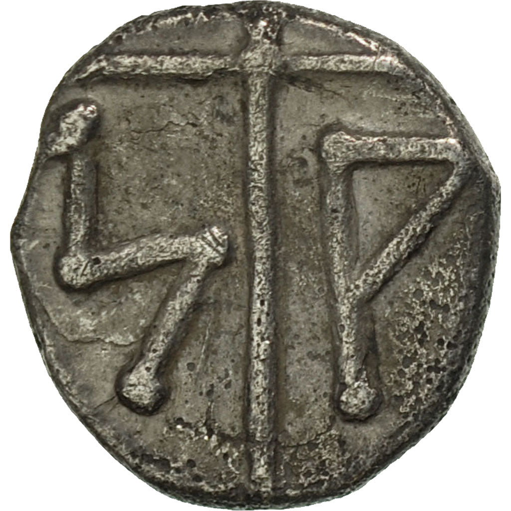 Monnaie, Massalia, Obole, 200-121 BC, Marseille, TTB, Argent, SNG Cop:723-8
