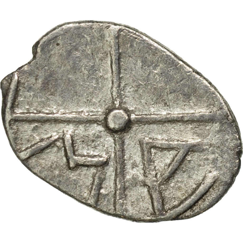 Monnaie, Massalia, Obole, 200-121 BC, Marseille, TTB, Argent, SNG Cop:723-8
