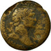 Moneta, Trajan, Sesterzio, Roma, MB, Rame, Cohen:469