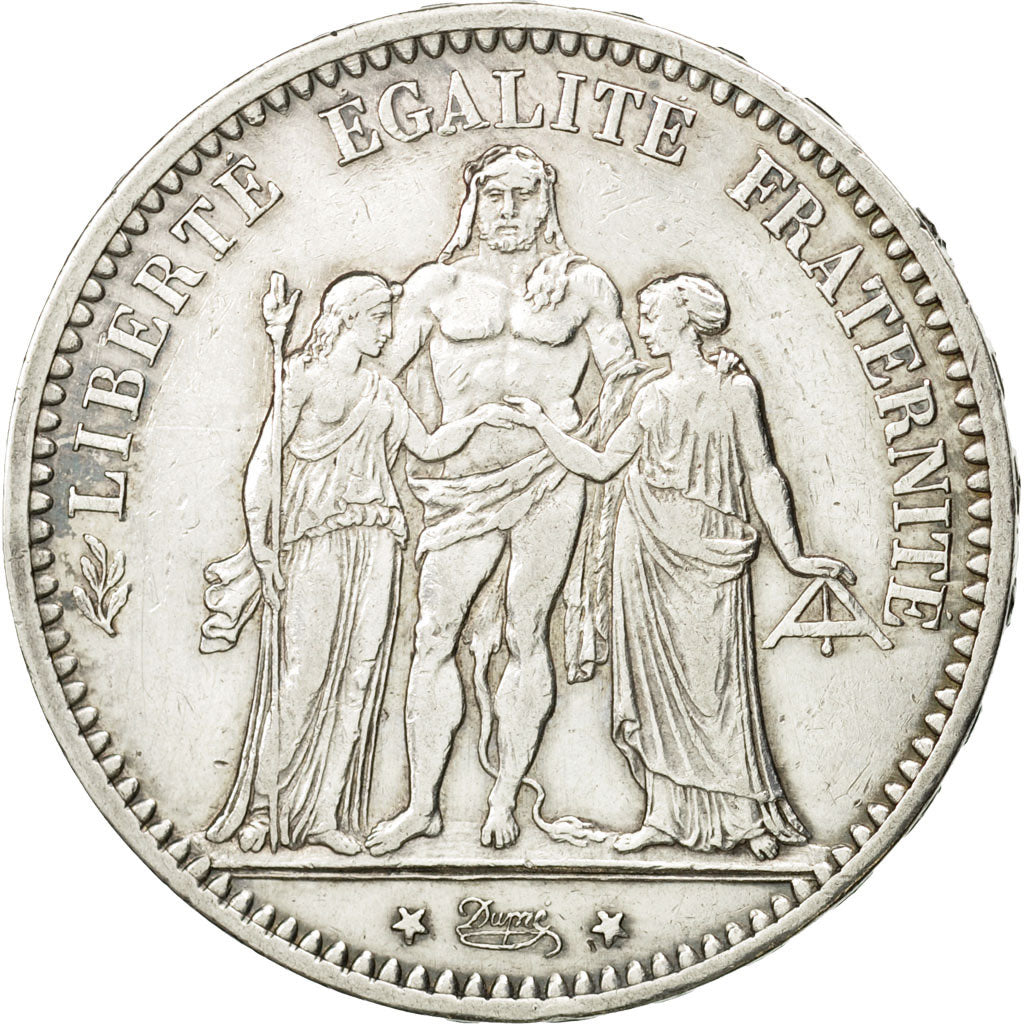 Coin, France, Hercule, 5 Francs, 1873, Paris, AU(50-53), Silver, KM:820.1