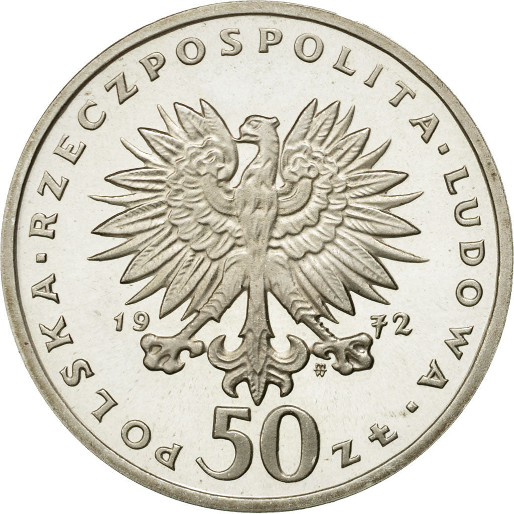 Monnaie, Pologne, 50 Zlotych, 1972, Warsaw, FDC, Argent, KM:66