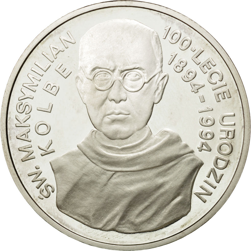 Coin, Poland, 300000 Zlotych, 1994, Warsaw, AU(55-58), Silver, KM:263