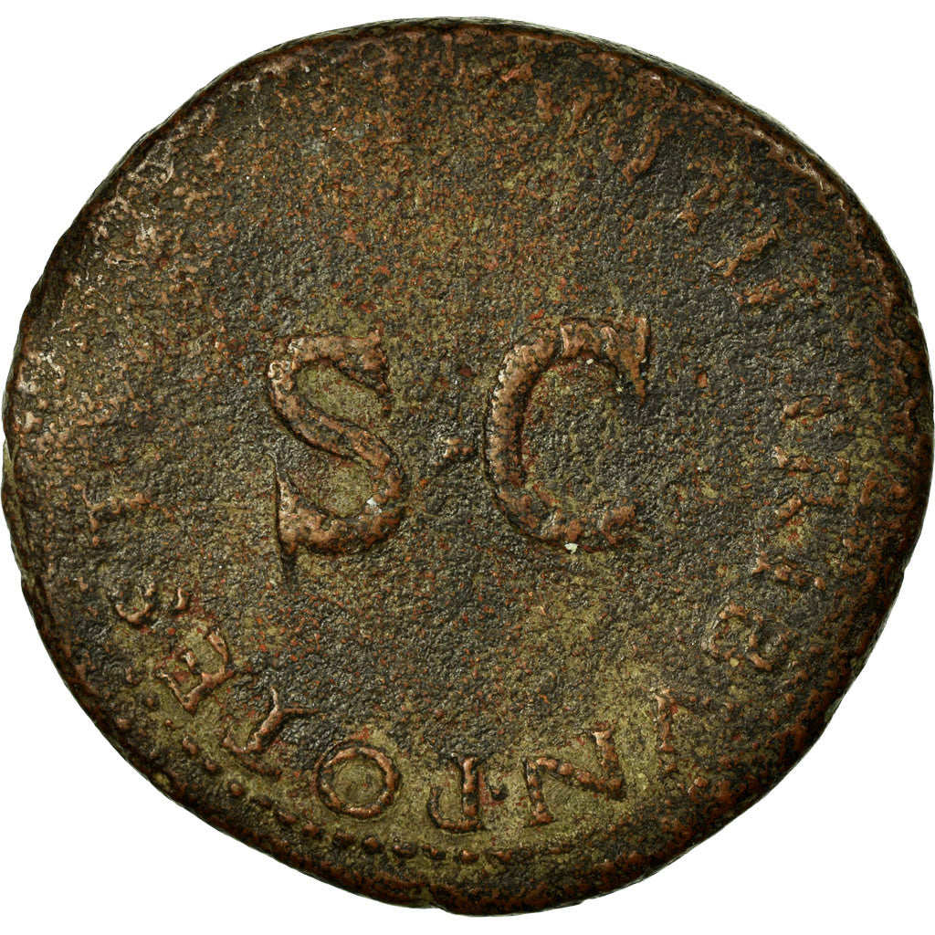 Coin, Tiberius, As, Roma, VF(30-35), Copper, Cohen:25