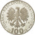 Moneda, Polonia, 100 Zlotych, 1974, Warsaw, SC, Plata, KM:71