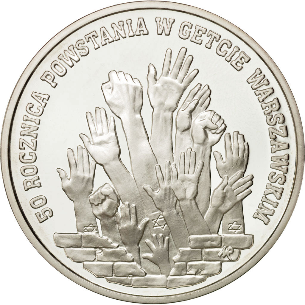 Moneda, Polonia, 300000 Zlotych, 1993, Warsaw, SC, Plata, KM:245