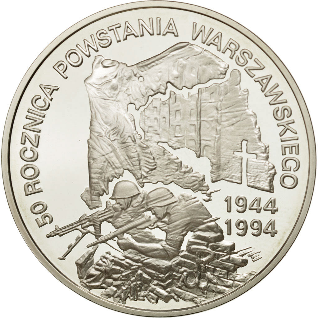 Moneda, Polonia, 300000 Zlotych, 1994, Warsaw, SC, Plata, KM:269