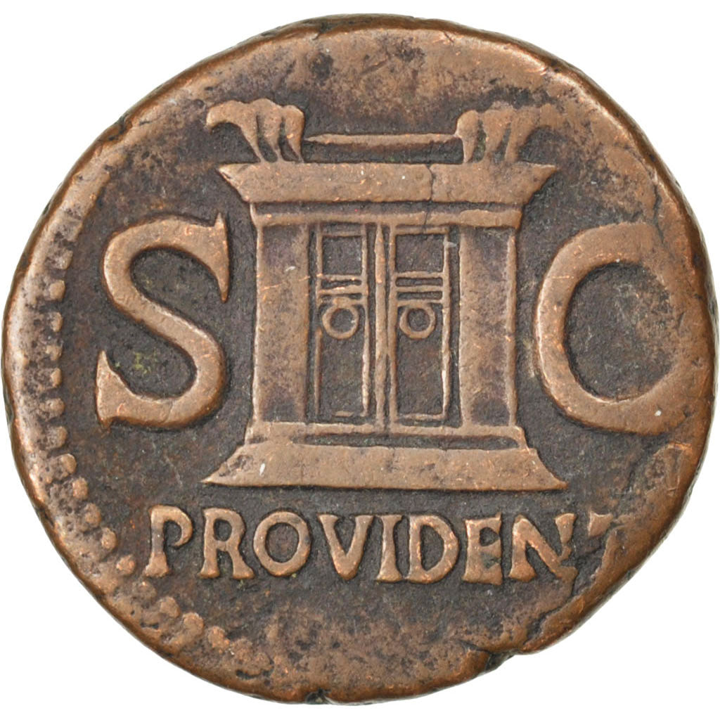 Augustus, Dupondius, Roma, EF(40-45), Copper, Cohen #228, 10.30