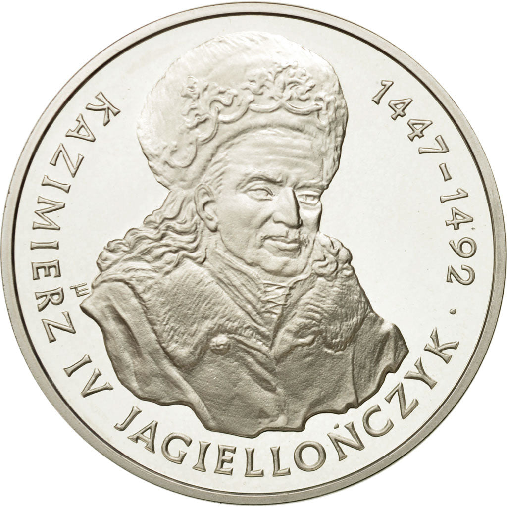 Moneda, Polonia, 200000 Zlotych, 1993, Warsaw, SC, Plata, KM:257