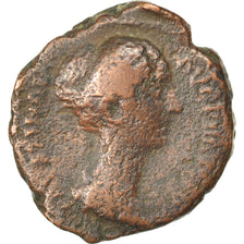 Faustina II, As, Roma, VG(8-10), Copper, Cohen #257, 11.90