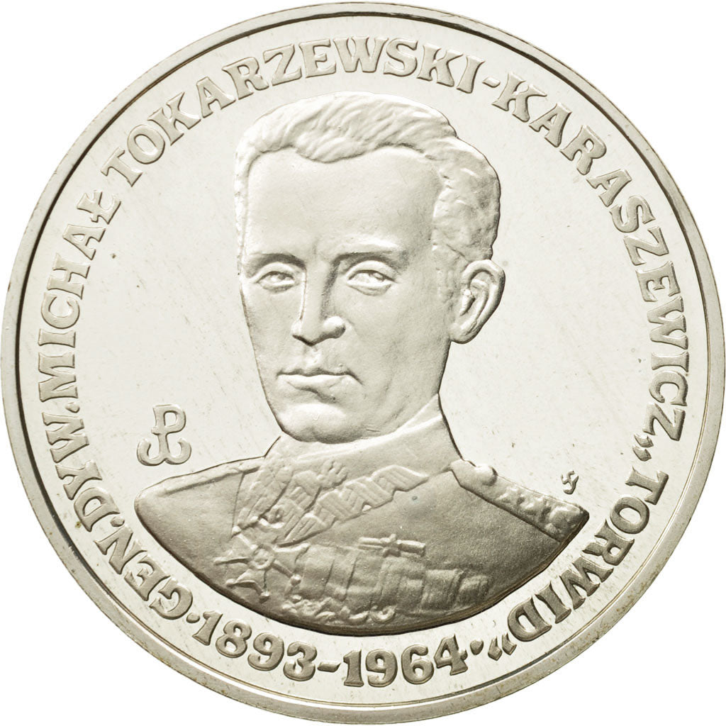Coin, Poland, 200000 Zlotych, 1991, Warsaw, MS(63), Silver, KM:252