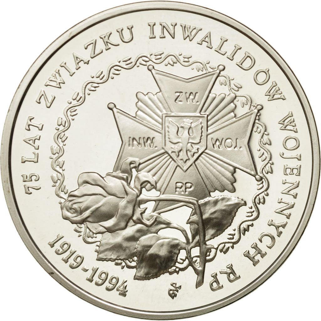 Moneta, Polonia, 200000 Zlotych, 1994, Warsaw, SPL, Argento, KM:266