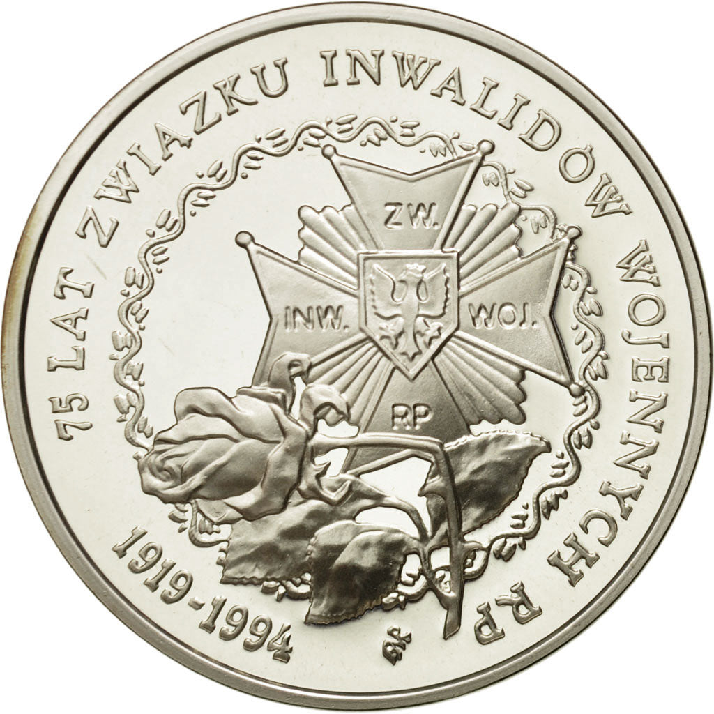 Coin, Poland, 200000 Zlotych, 1994, Warsaw, MS(63), Silver, KM:266