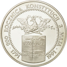 Monnaie, Pologne, 200000 Zlotych, 1991, Warsaw, SPL, Argent, KM:218