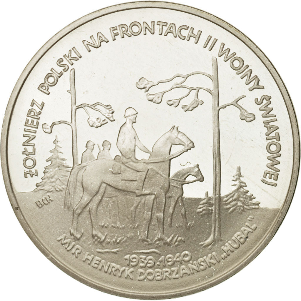 Coin, Poland, 100000 Zlotych, 1991, Warsaw, MS(63), Silver, KM:235