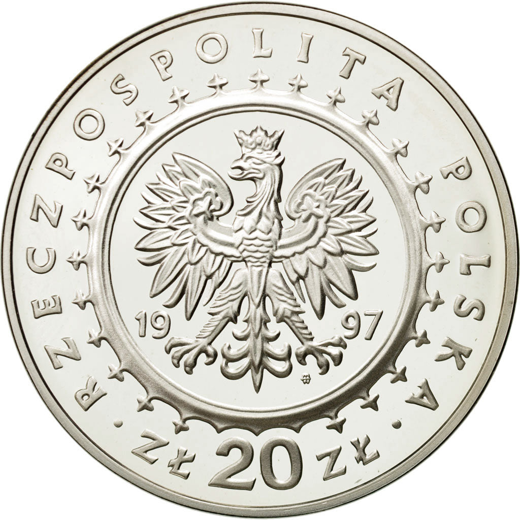 Monnaie, Pologne, 20 Zlotych, 1997, Warsaw, FDC, Argent, KM:332