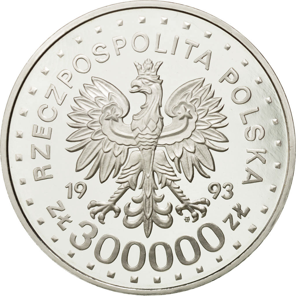 Monnaie, Pologne, 300000 Zlotych, 1993, Warsaw, FDC, Argent, KM:260