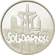 Monnaie, Pologne, 100000 Zlotych, 1990, Warsaw, FDC, Argent, KM:196.1