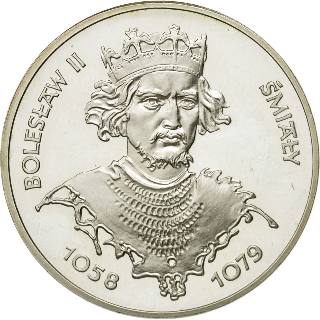 Coin, Poland, 200 Zlotych, 1981, Warsaw, MS(63), Silver, KM:125