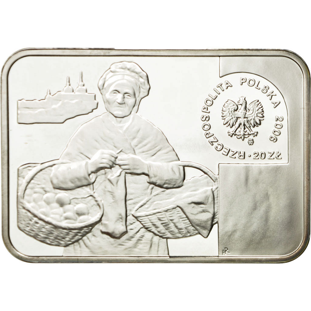 Coin, Poland, 20 Zlotych, 2006, Warsaw, MS(65-70), Silver, KM:604