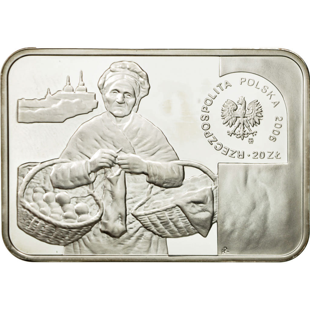Coin, Poland, 20 Zlotych, 2006, Warsaw, MS(65-70), Silver, KM:604