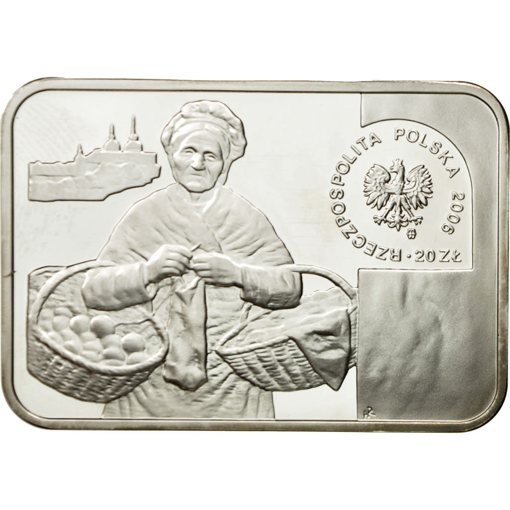 Coin, Poland, 20 Zlotych, 2006, Warsaw, MS(65-70), Silver, KM:604