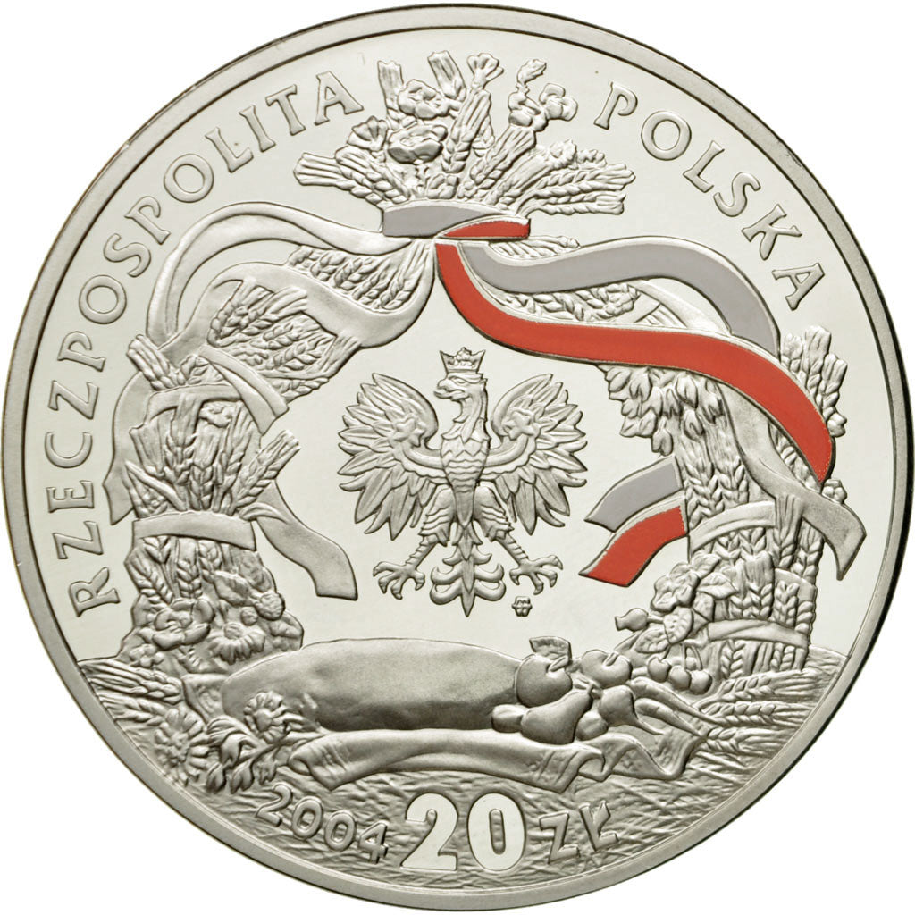 Monnaie, Pologne, 20 Zlotych, 2004, Warsaw, FDC, Argent, KM:508