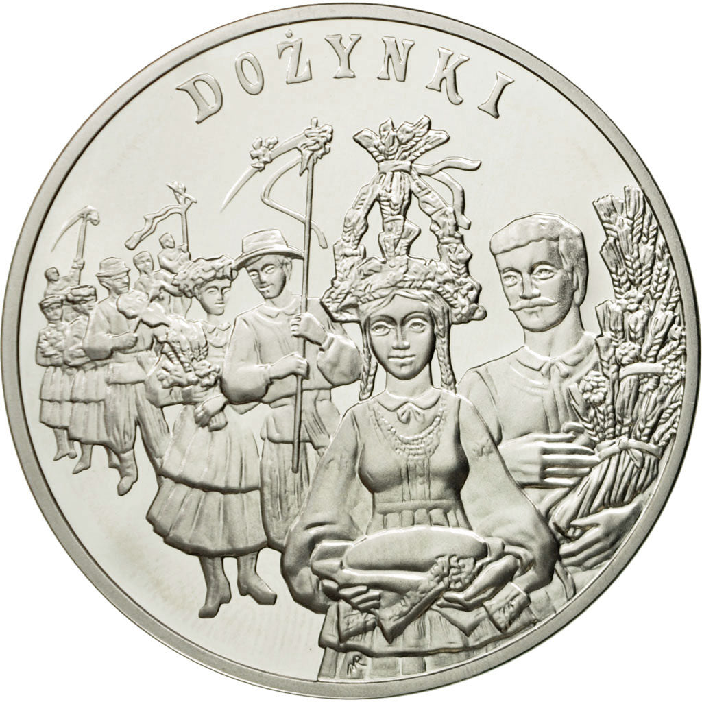 Coin, Poland, 20 Zlotych, 2004, Warsaw, MS(65-70), Silver, KM:508