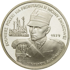 Monnaie, Pologne, 5000 Zlotych, 1989, Warsaw, SPL, Argent, KM:193