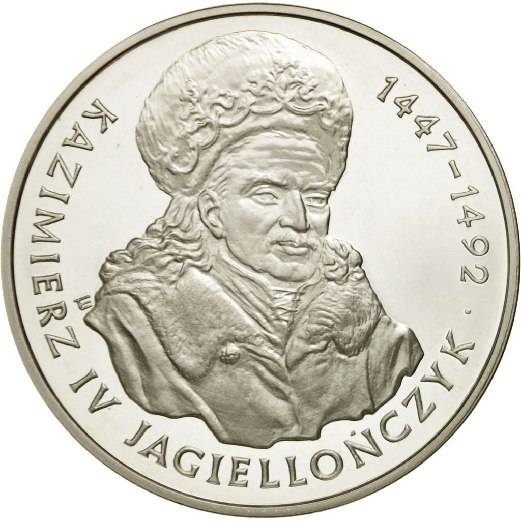 Moneda, Polonia, 200000 Zlotych, 1993, Warsaw, SC, Plata, KM:257