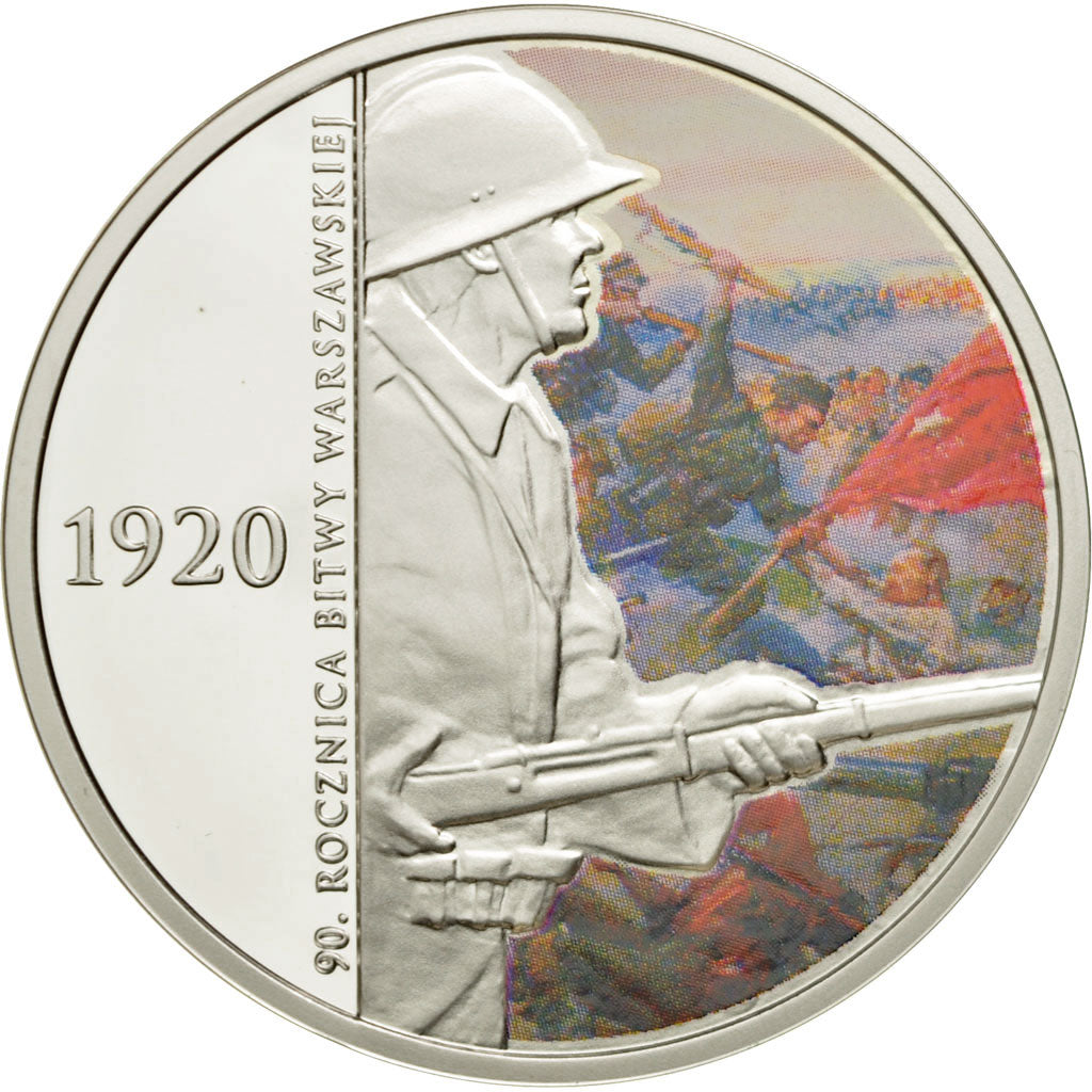 Moneda, Polonia, 20 Zlotych, 2010, Warsaw, FDC, Plata, KM:736