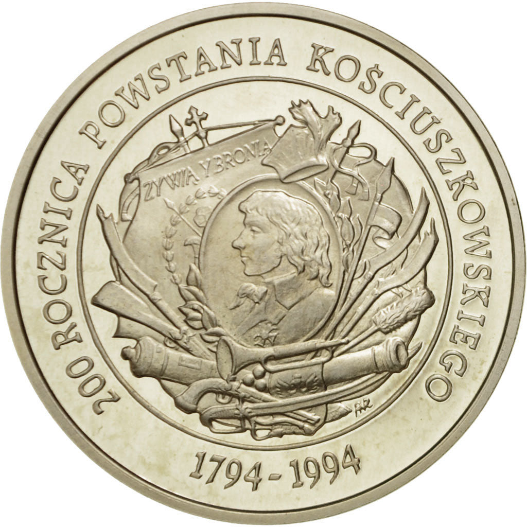 Coin, Poland, 200000 Zlotych, 1994, Warsaw, MS(65-70), Silver, KM:275