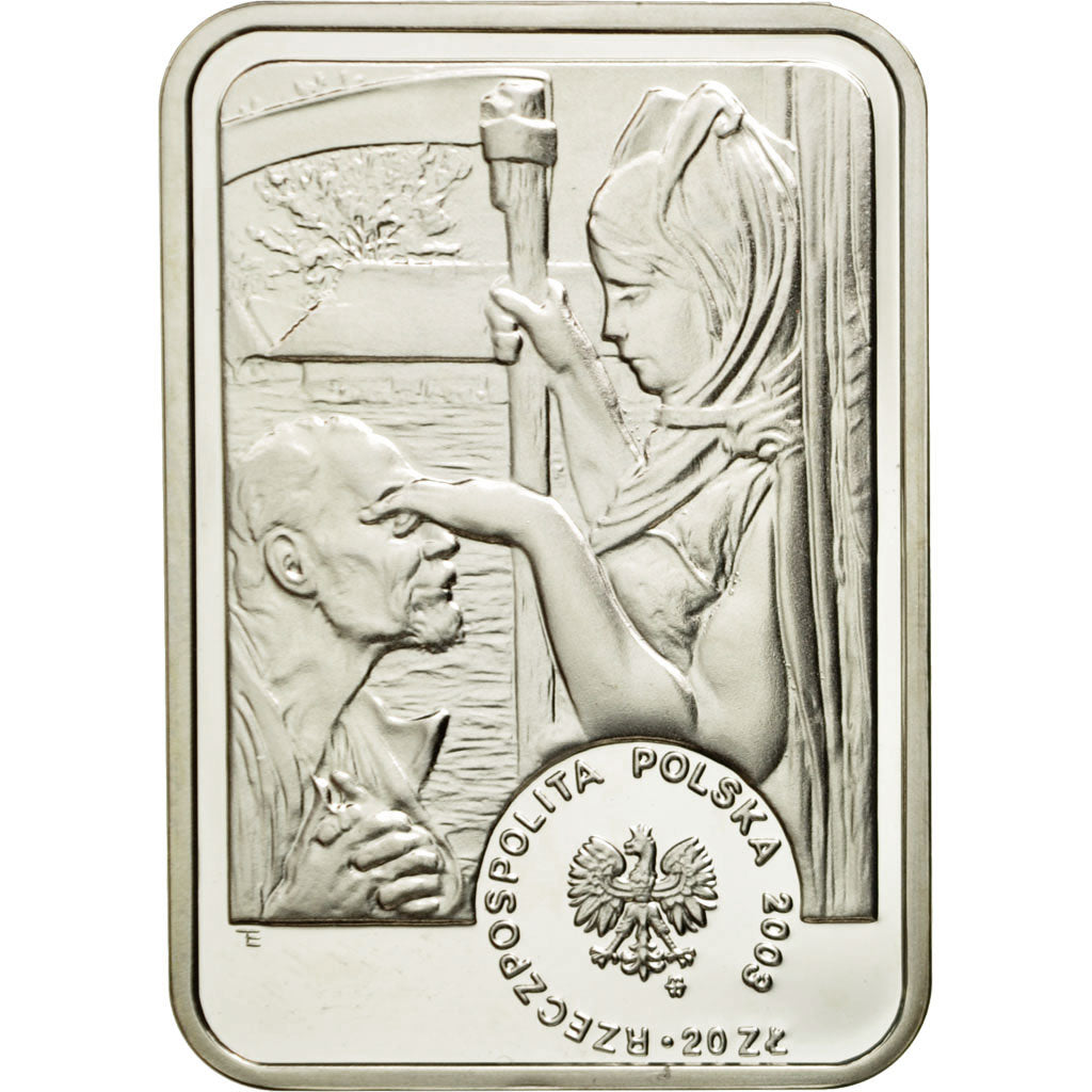 Coin, Poland, 20 Zlotych, 2003, Warsaw, MS(65-70), Silver, KM:478