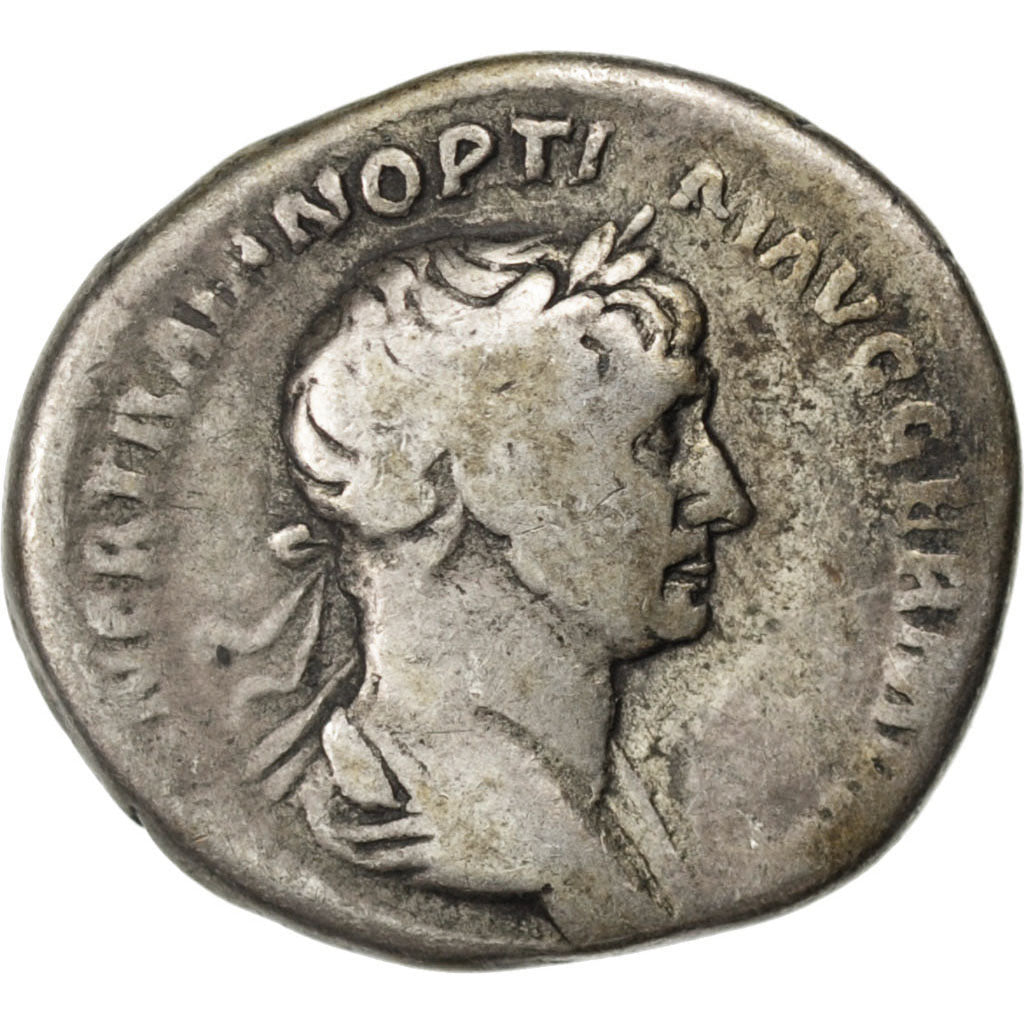 Trajan, Denarius, VF(30-35), Silver, Cohen #193, 3.10