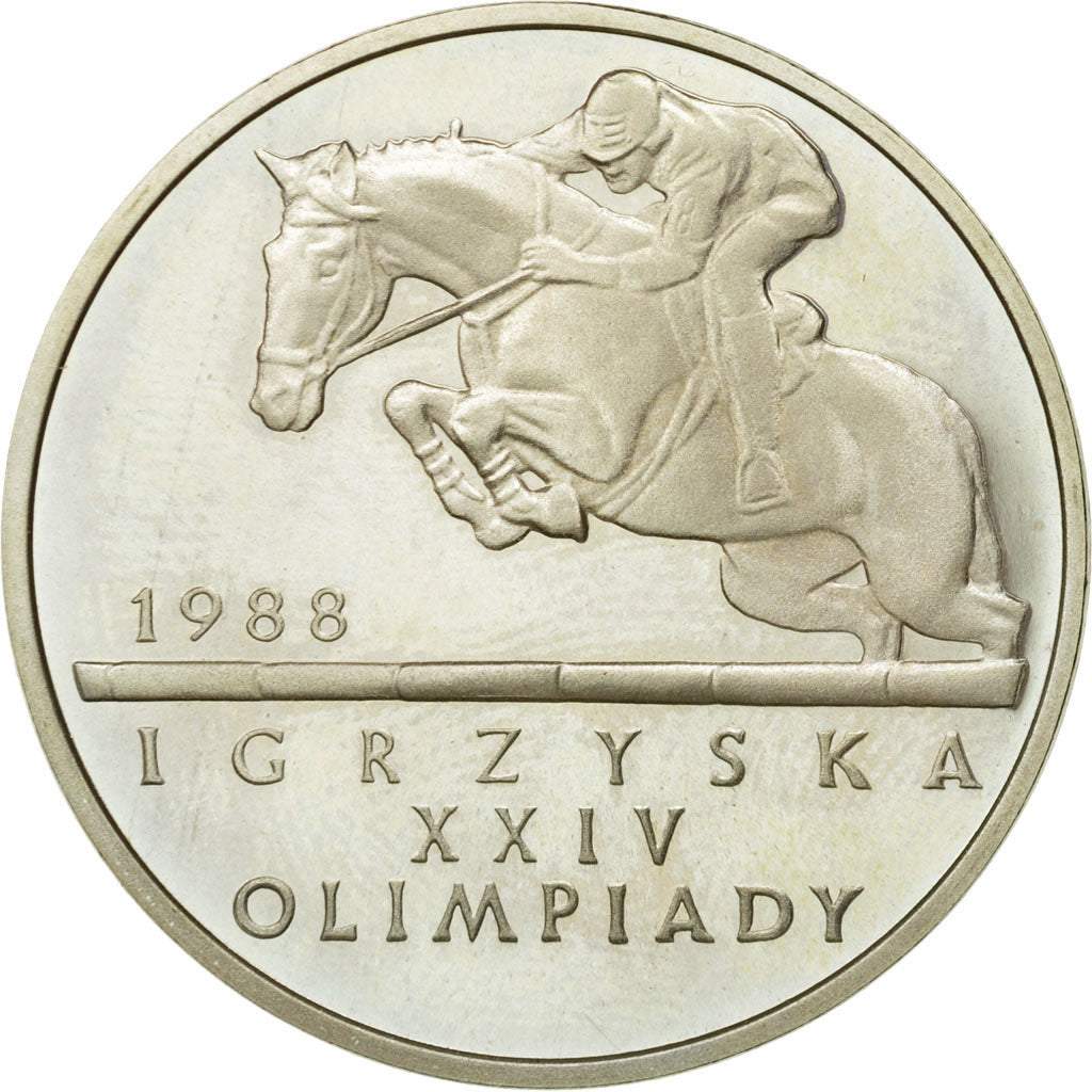 Moneda, Polonia, 500 Zlotych, 1987, Warsaw, SC, Plata, KM:165