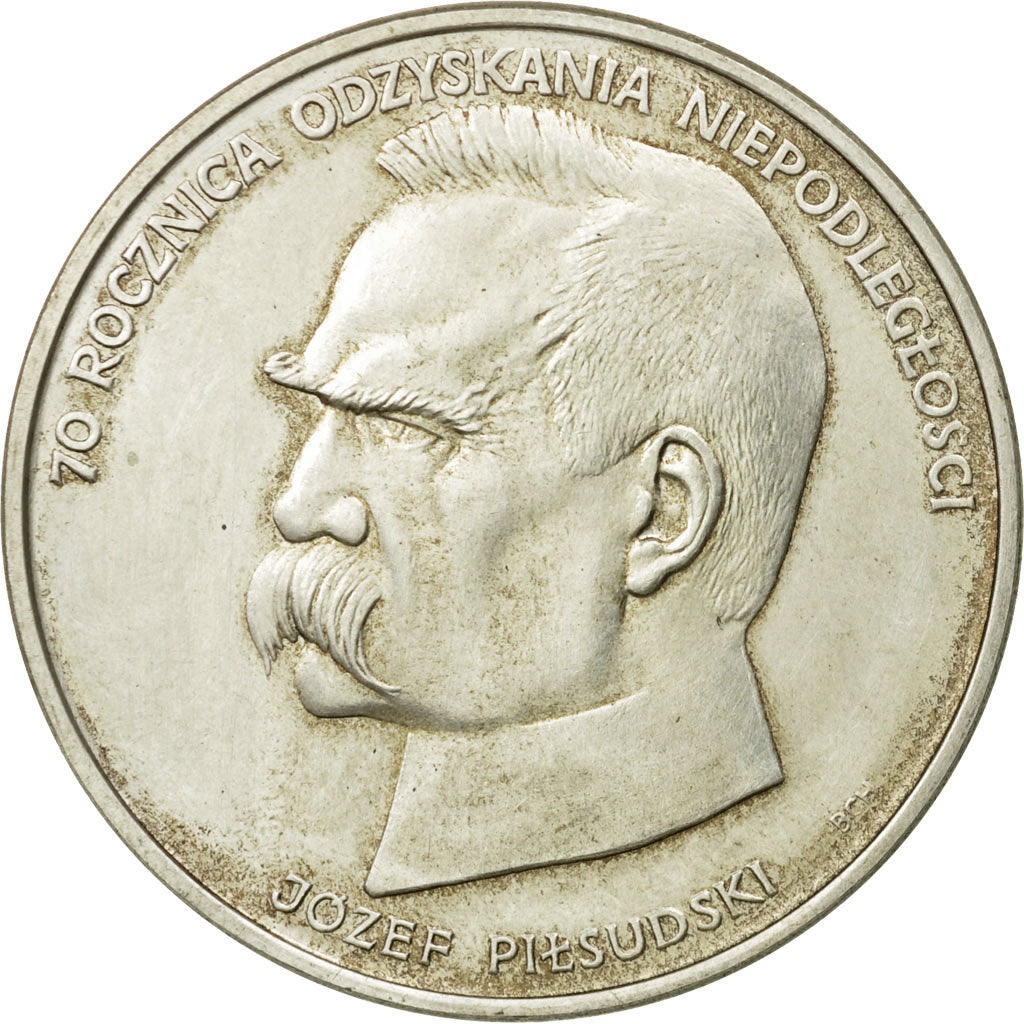 Coin, Poland, 50000 Zlotych, 1988, Warsaw, MS(63), Silver, KM:180