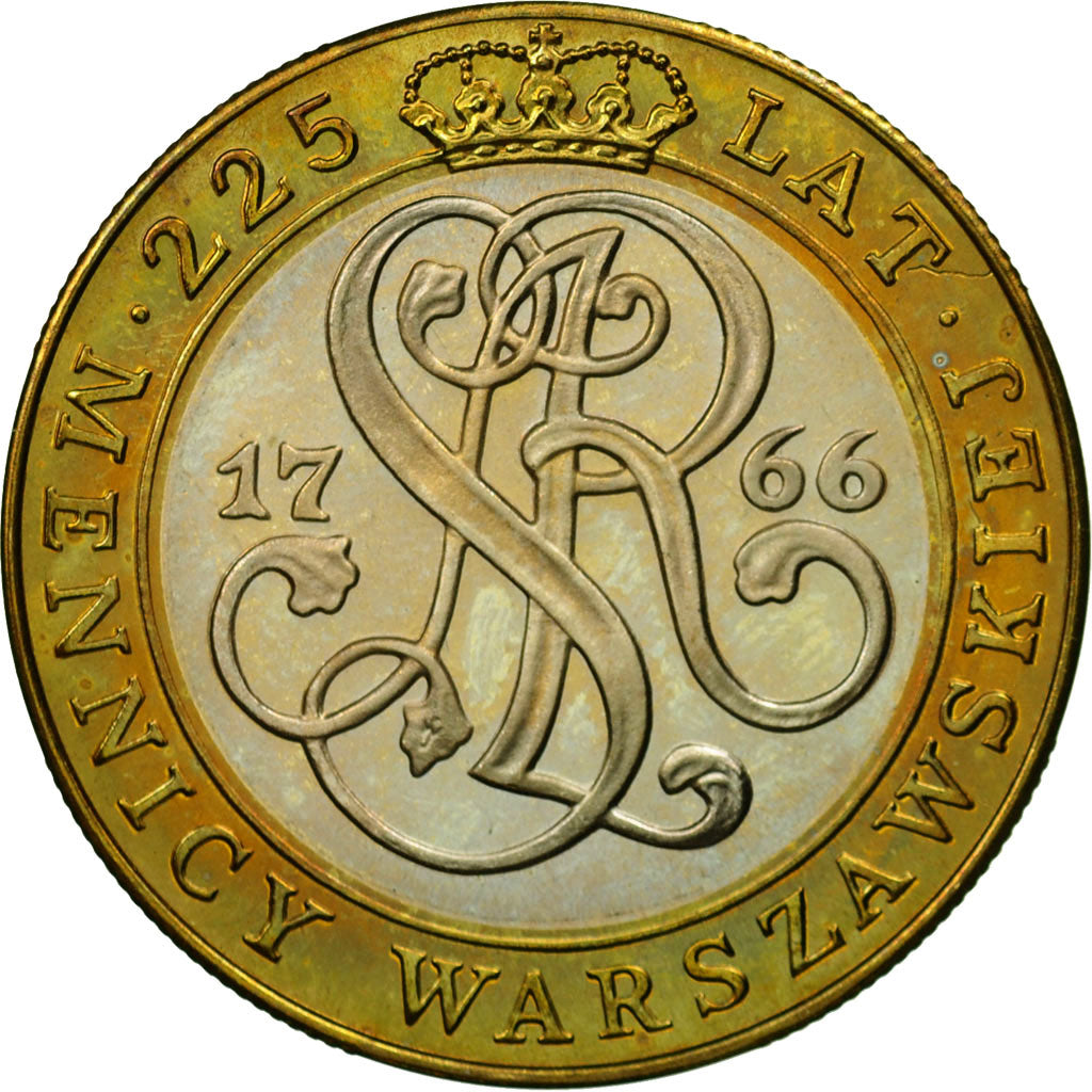 Coin, Poland, 20000 Zlotych, 1991, Warsaw, MS(63), Bi-Metallic, KM:215