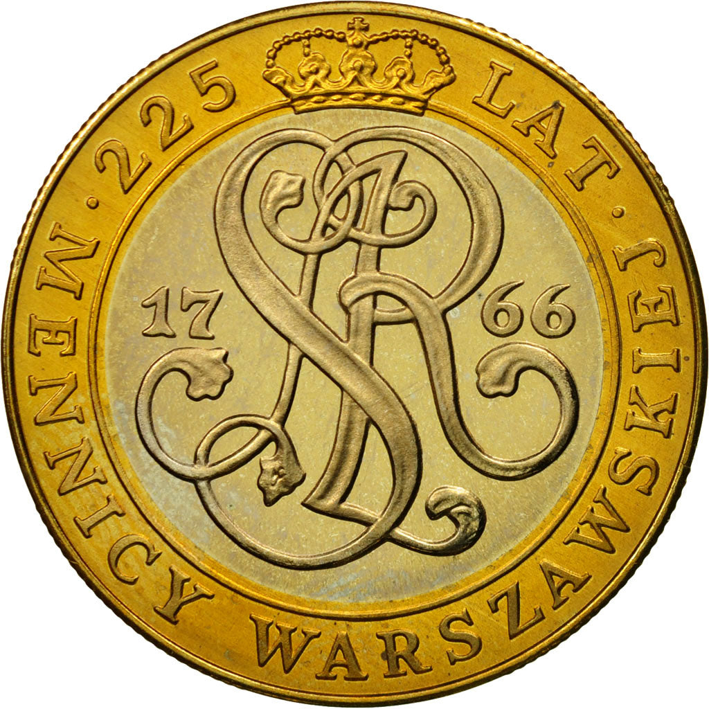 Coin, Poland, 20000 Zlotych, 1991, Warsaw, MS(65-70), Bi-Metallic, KM:215