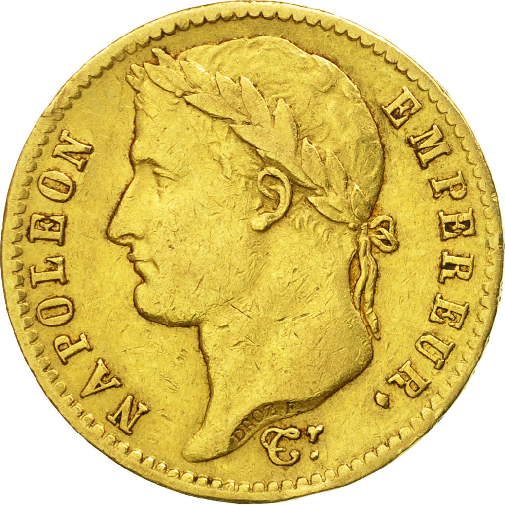 Munten, Frankrijk, Napoléon I, 20 Francs, 1812, Paris, ZF, Goud, KM:695.1