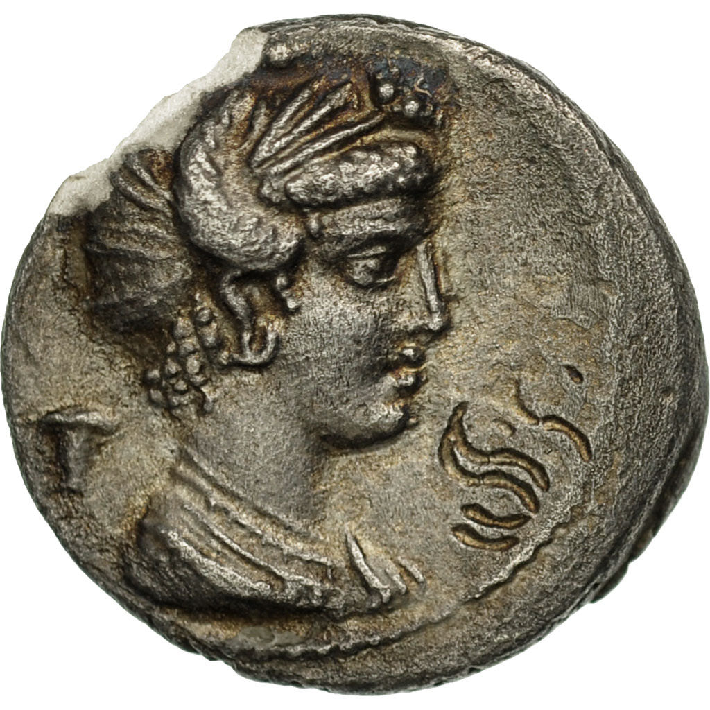 Münze, Plaetoria, Denarius, 69 BC, Rome, SS, Silber, Crawford:405/ 4a