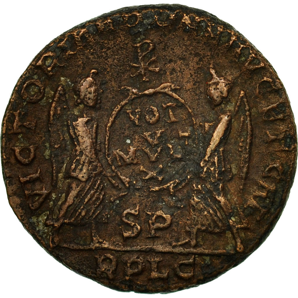 Moneta, Magnentius, Maiorina, AD 351-352, Lyons, MB, Rame, RIC:145