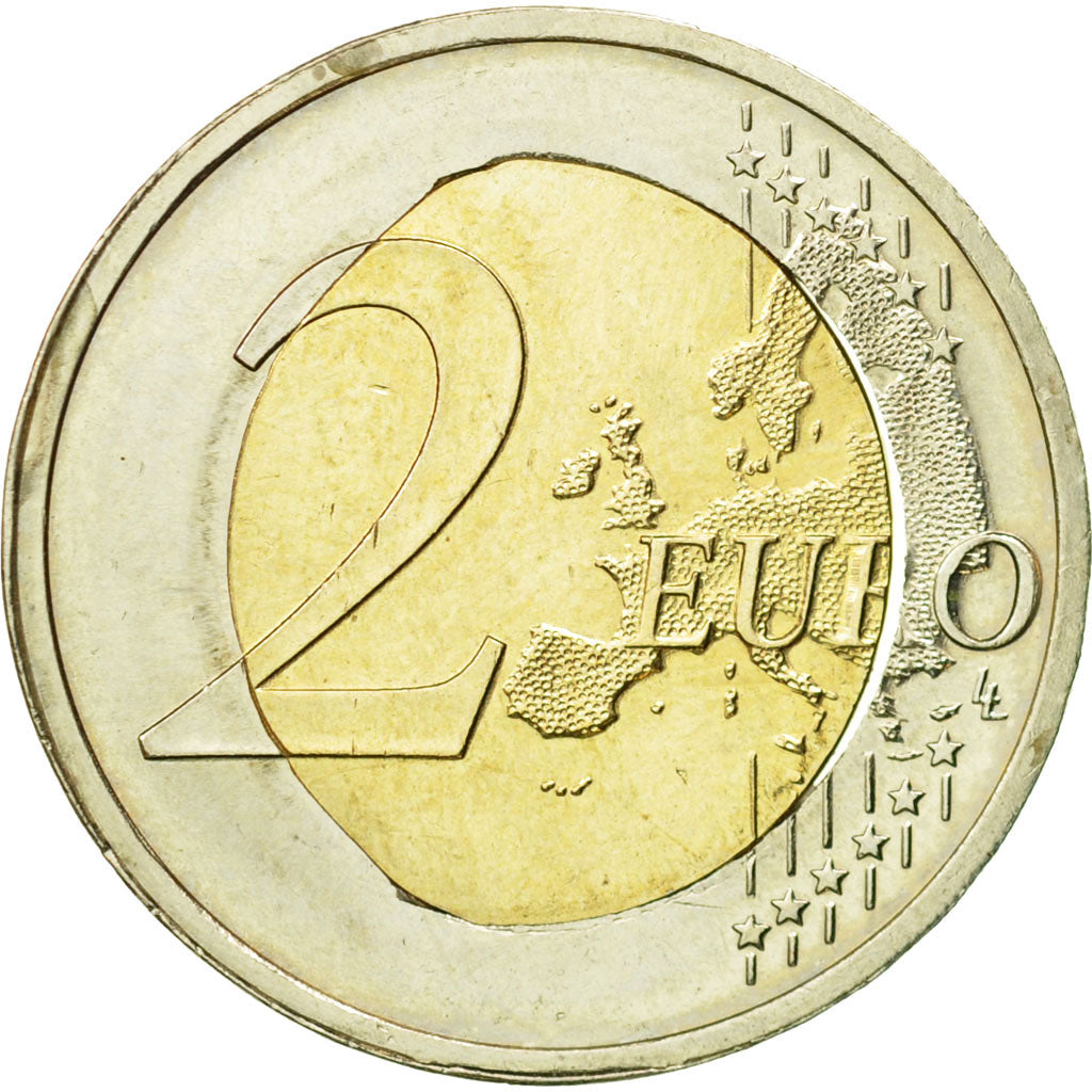 Monnaie, République fédérale allemande, 2 Euro, 2015, Berlin, Fautée - Coeur