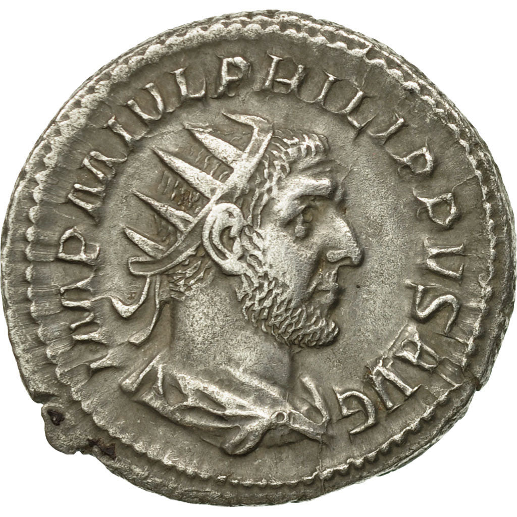 Coin, Philip I, Antoninianus, 244-247, Rome, AU(55-58), Billon, RIC:31